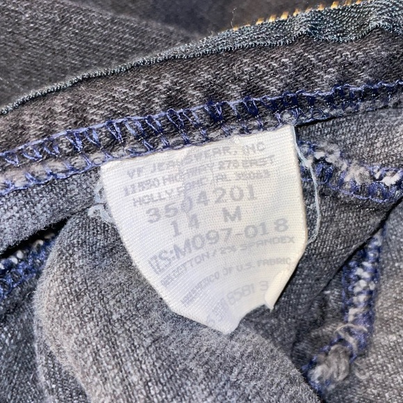 Lee Dark Wash Denim Straight Leg Jeans - Picture 5 of 5